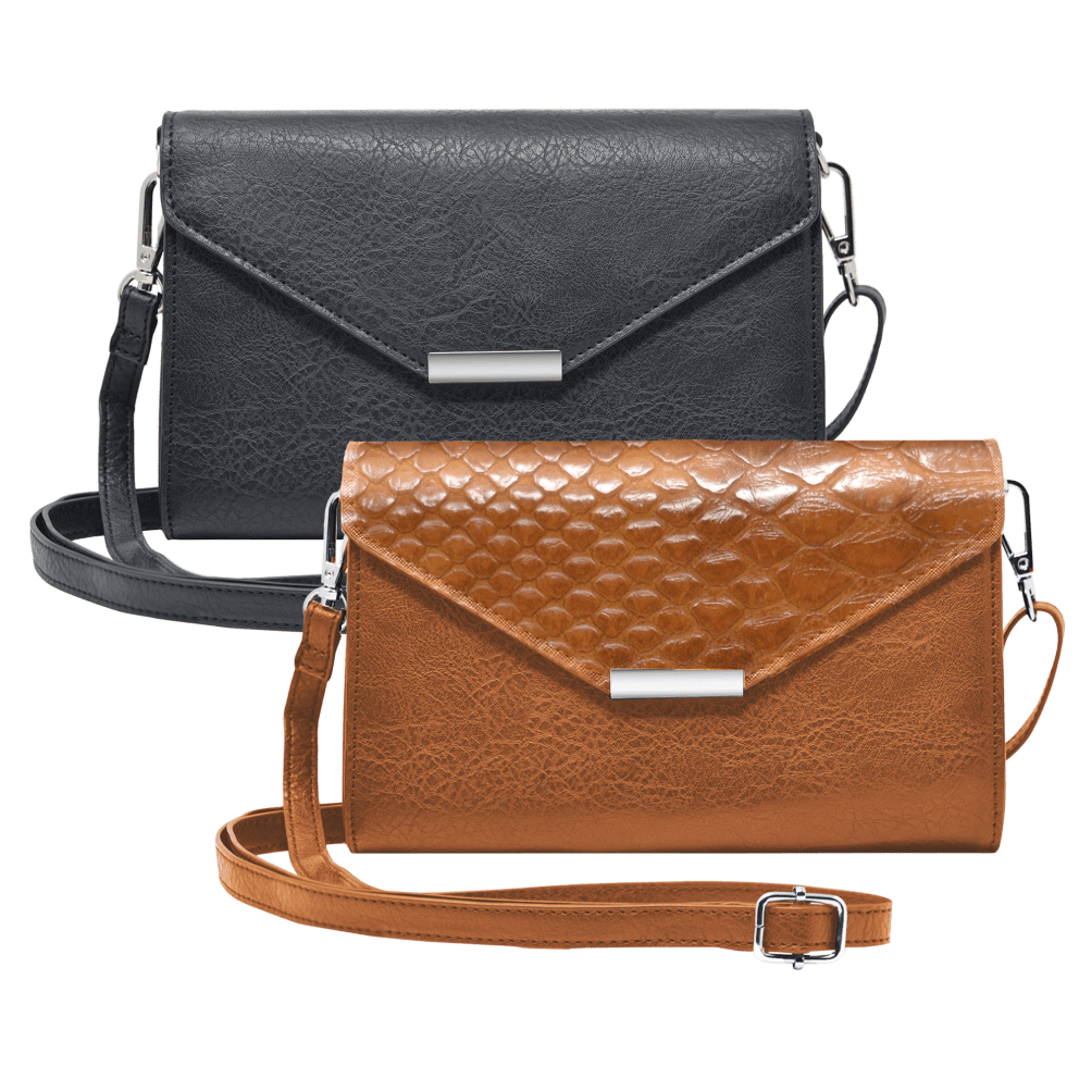 Black + Brown Snakeskin
