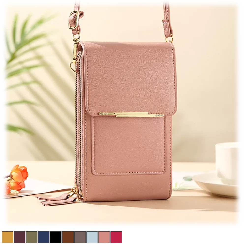 Heidi & Oak Crossbody Phone Purse with Touchscreen Window