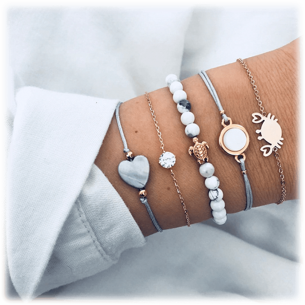 Set: White Chakra & Turtle