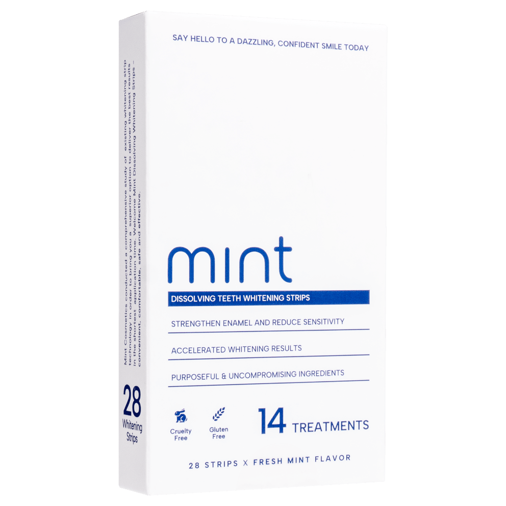 Mint Dissolving Teeth Whitening Strips (14 Treatments)