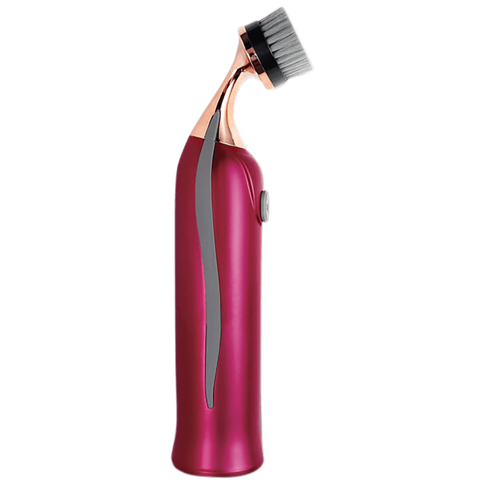 Uses air-powered sonic vibrations to boost the sudsing action of your cleanser
