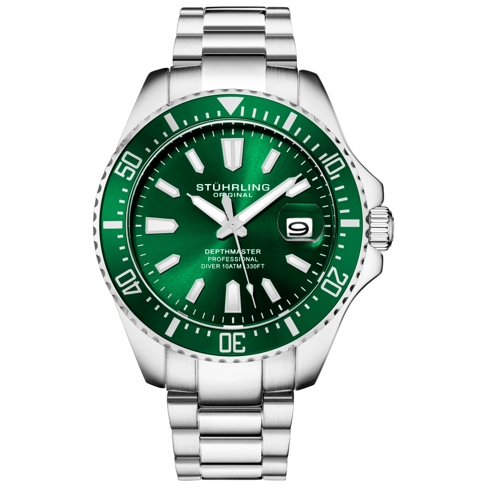 Silver/Green