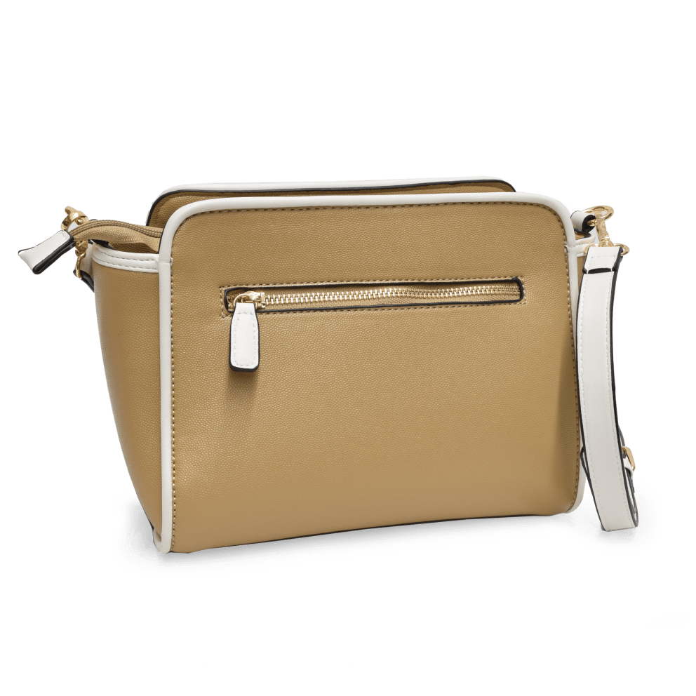 Taupe w/ White Trim