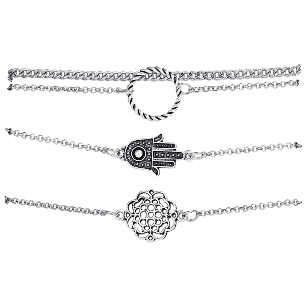 Set: Hamsa Twisted Knot
