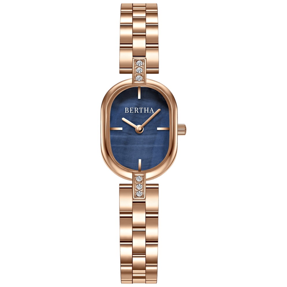 Rose Gold / Blue