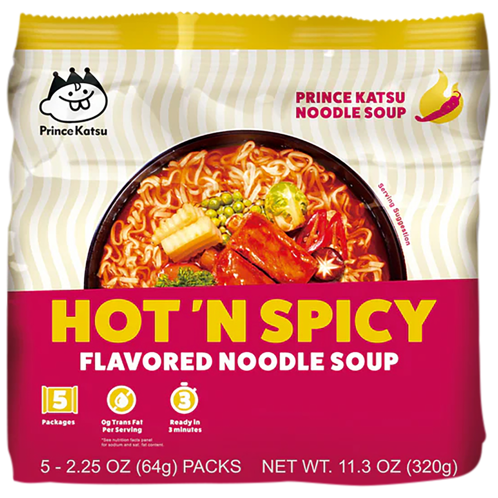 A-Sha Prince Katsu Noodle Soup (Hot n Spicy)