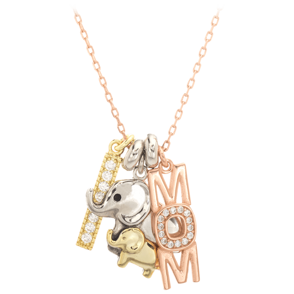 Polished Elephant with Mom
