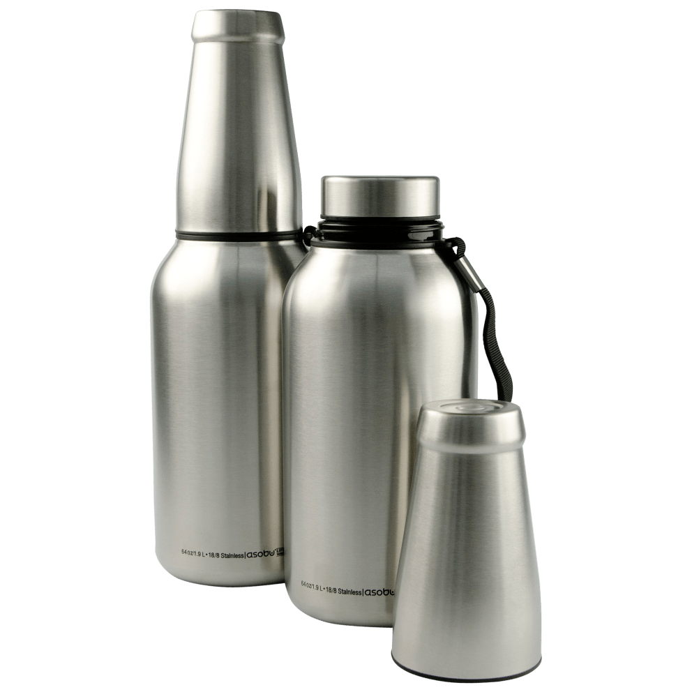 See how the growler deconstructs (Note: only one growler per pack)