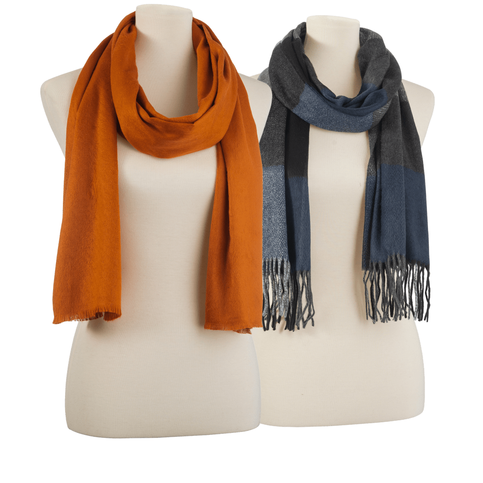 Burnt Orange or Navy Plaid