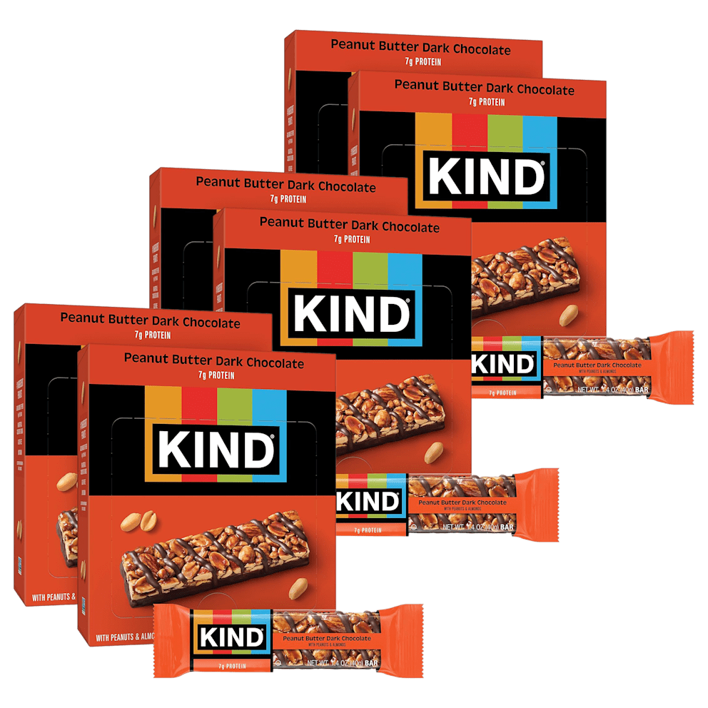 36-Pack: Peanut Butter Dark Chocolate Bars