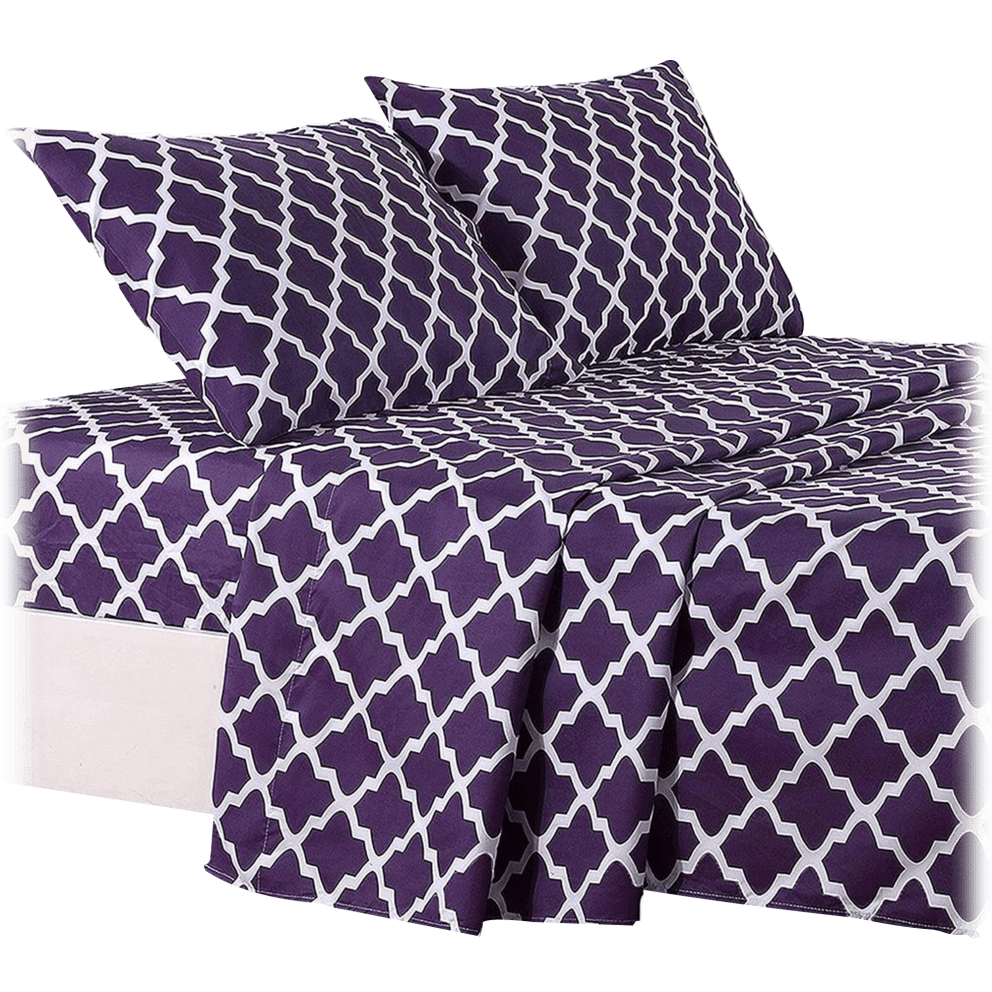Purple/White