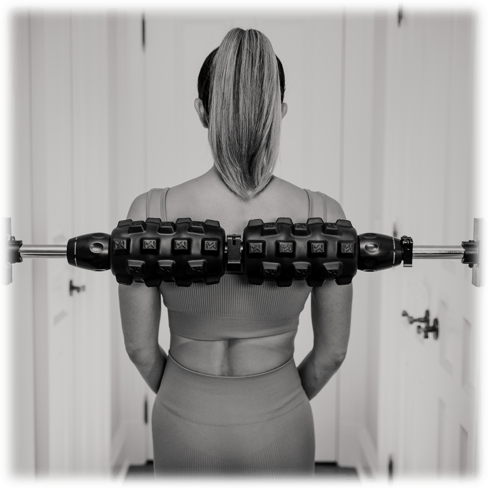 Provides soft tissue massage to aid muscle recovery, targeting tight muscles & relieving pain & tension