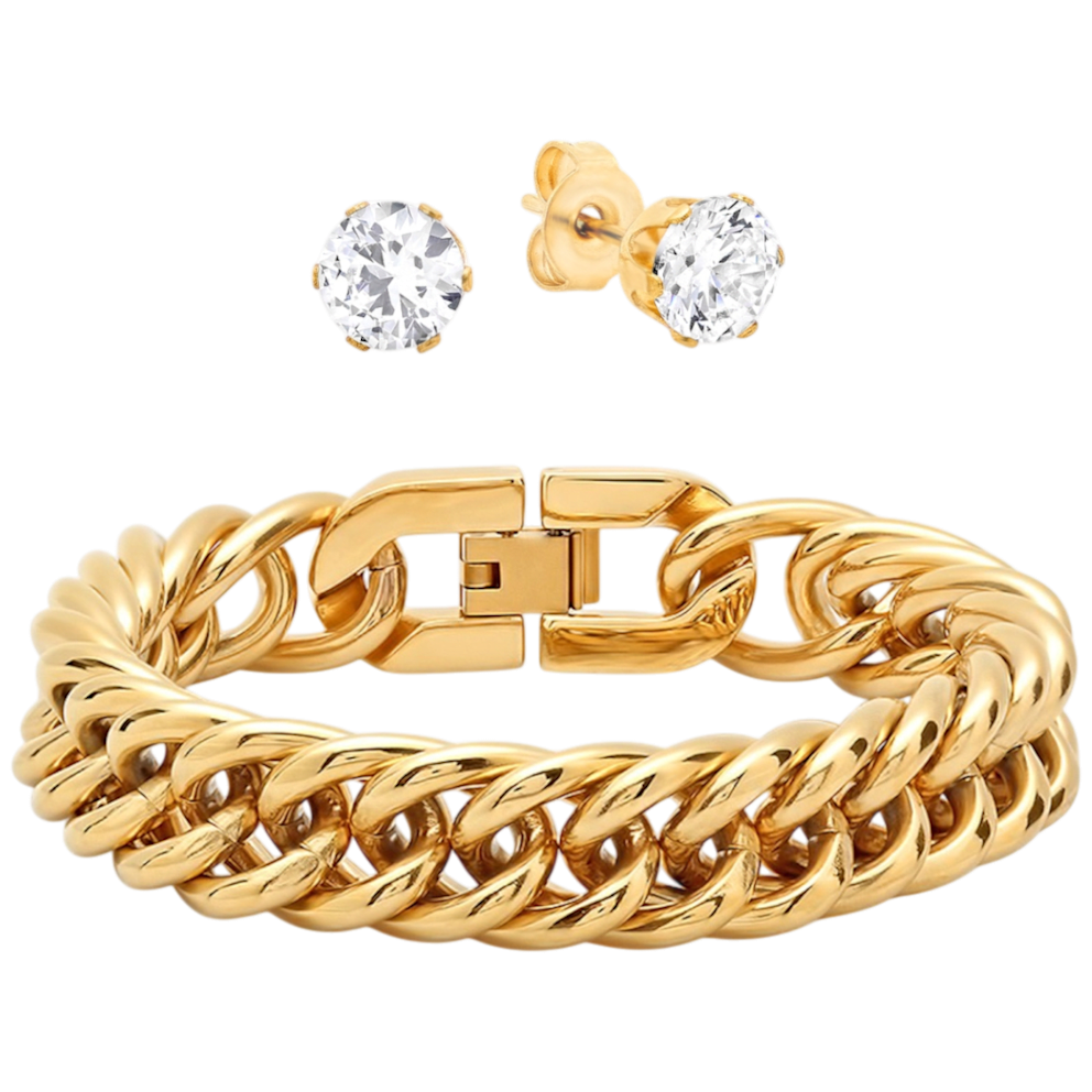 18K Gold Plated Stainless Steel