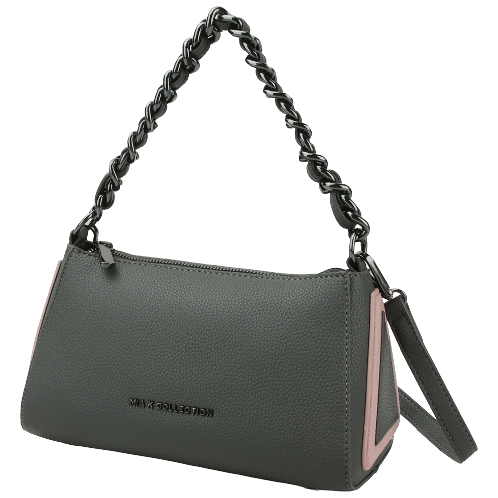 Charcoal/Pink
