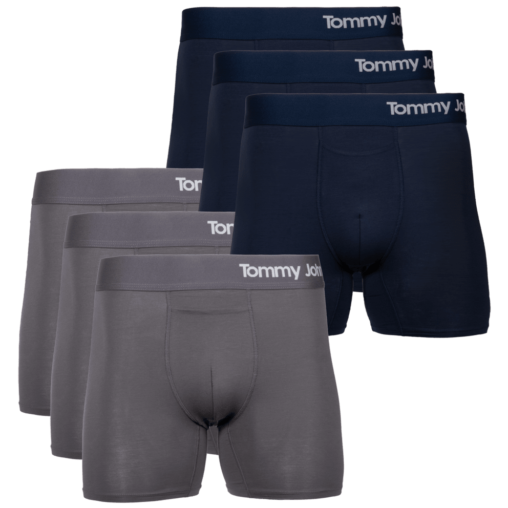 Cool Cotton 4" - Iron Grey / Navy
