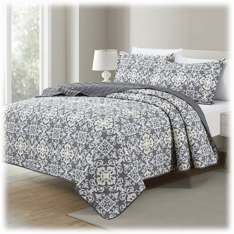 Grey Damask