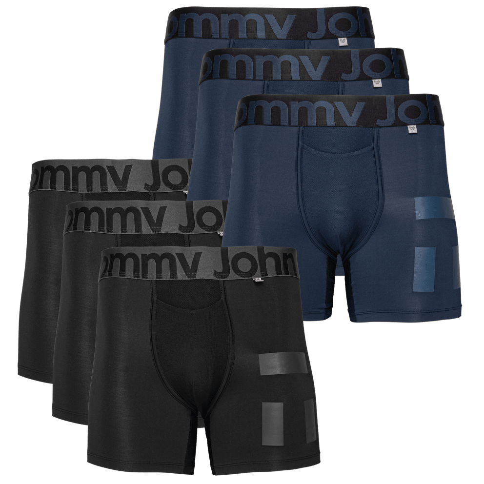 4" 360 Sport Trunks (Dress Blues/Black)