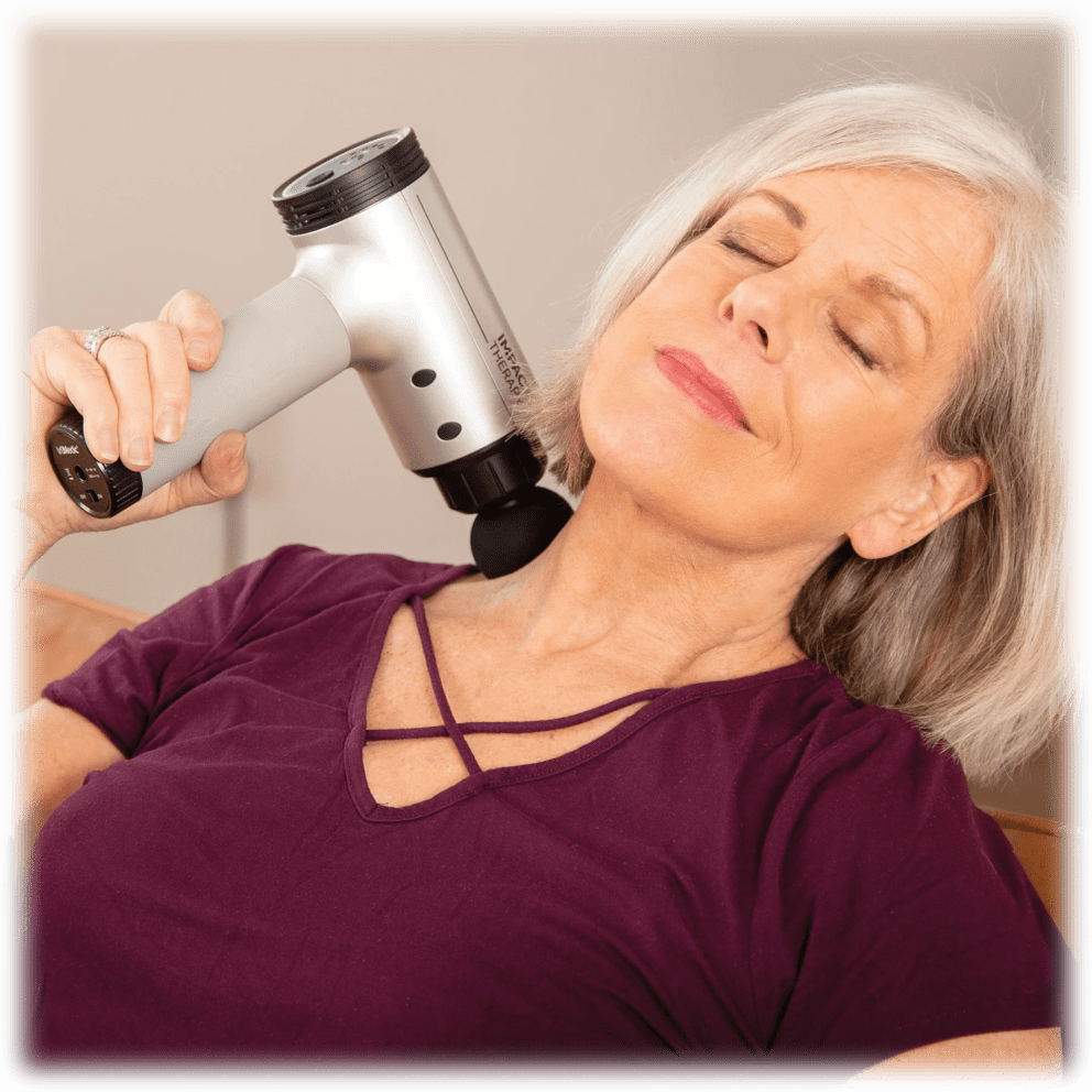 4 adjustable speed settings for a customizable deep-tissue massage