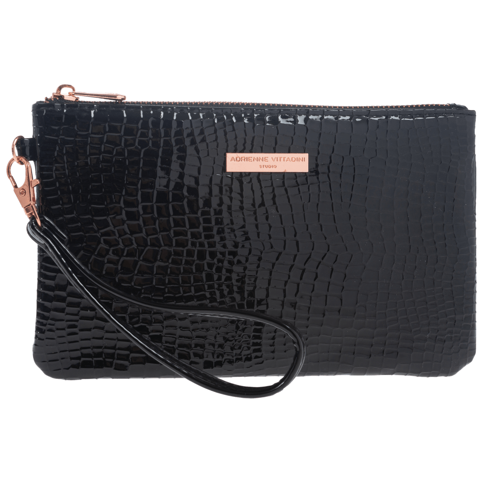Black Crocodile Print