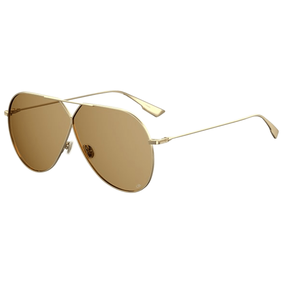 Style: Stellaire, Frame: Gold, Lenses: Brown