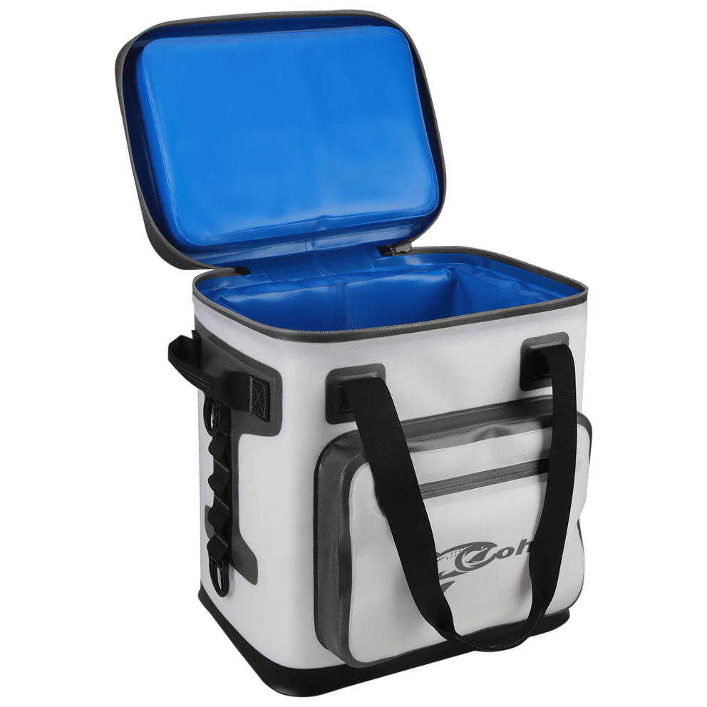 Large capacity that's big enough to fit up to 24 cans, just the right size for multi-day trips, tailgating, camping, picnics, or even for use when getting the groceries back home