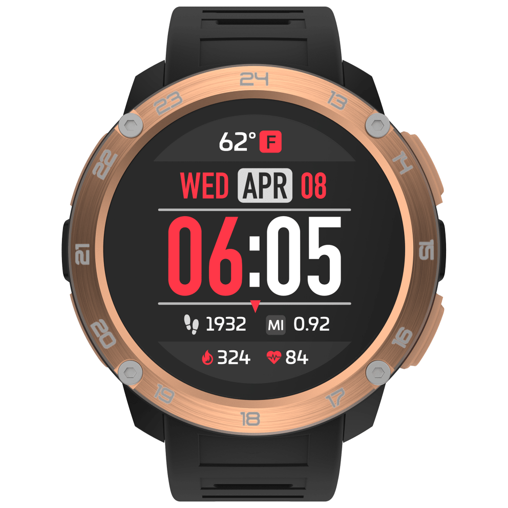 Rose Gold - Black Band