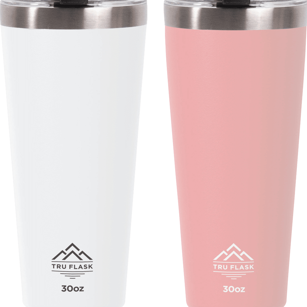 White + Rose Pink