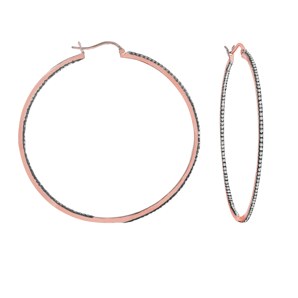 Rose Gold with Black