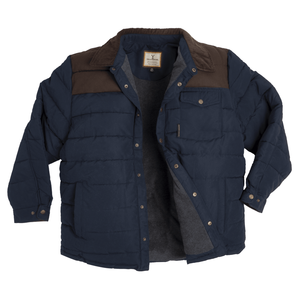 Quilted Shirt/Navy