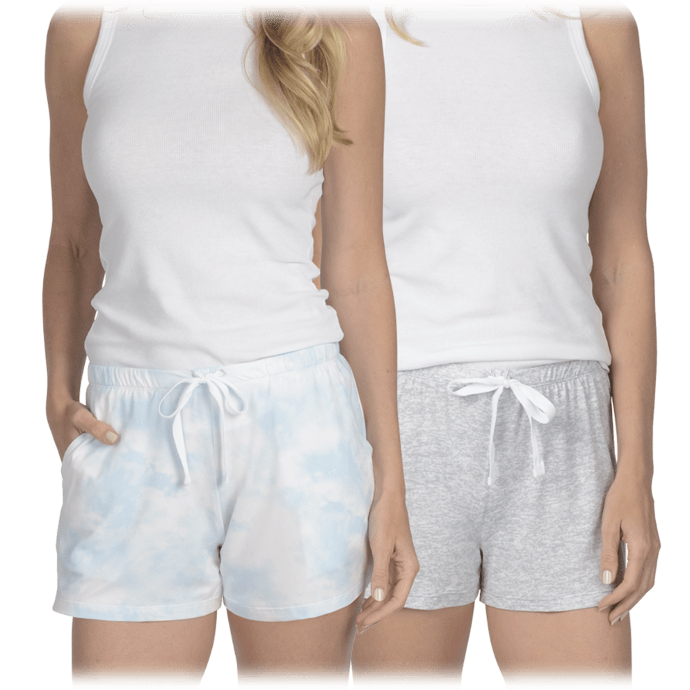 Blue White Tie Dye/Light Grey
