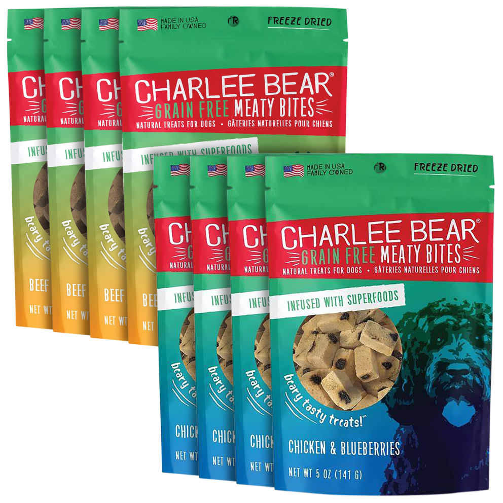 4-Pack Beef Liver & Sweet Potatoes + 4-Pack Chicken & Blueberries