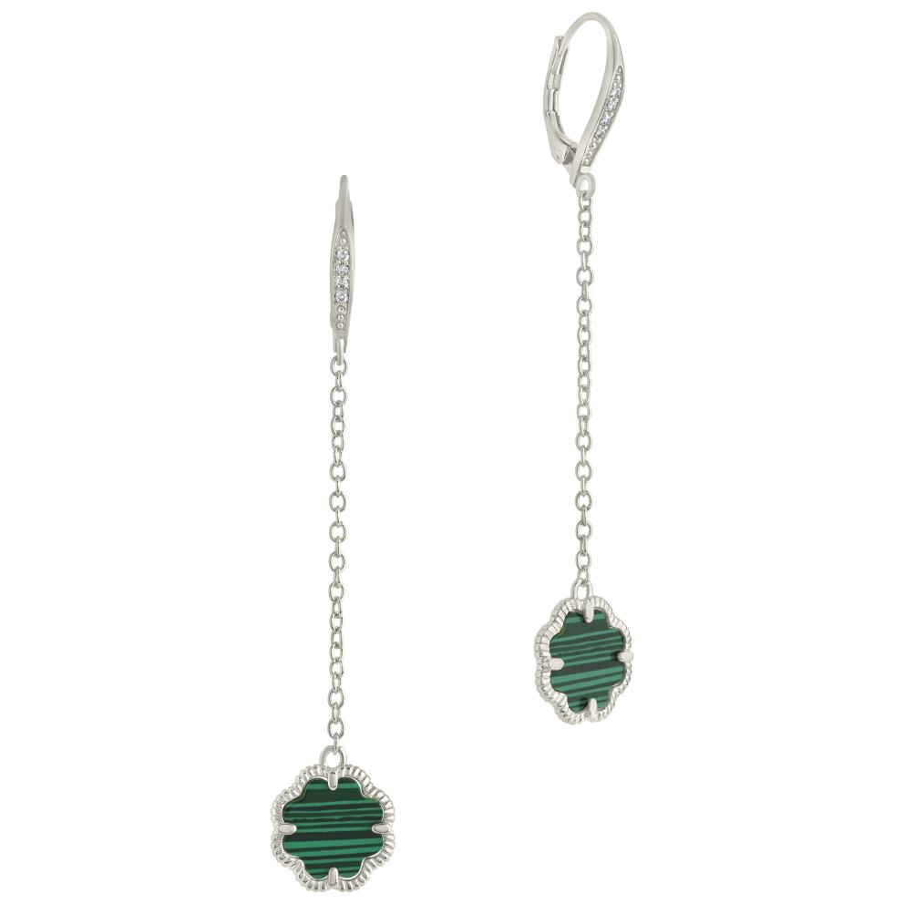 Silver/Malachite