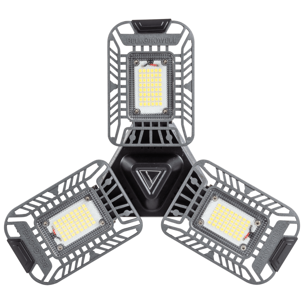144 long-lasting, high-intensity LEDs for powerful and energy-efficient lighting
