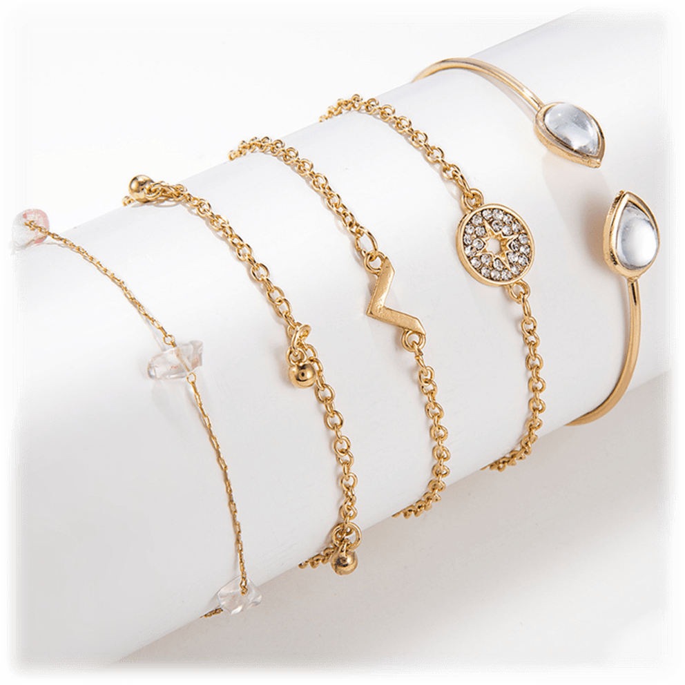 Set: Pink CZ Minimalist