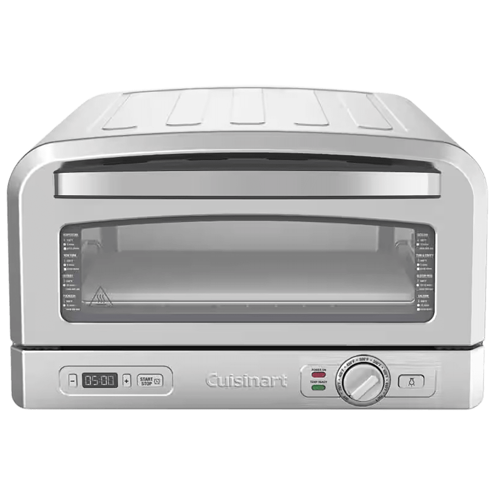 Large viewing window lets you monitor every bake.