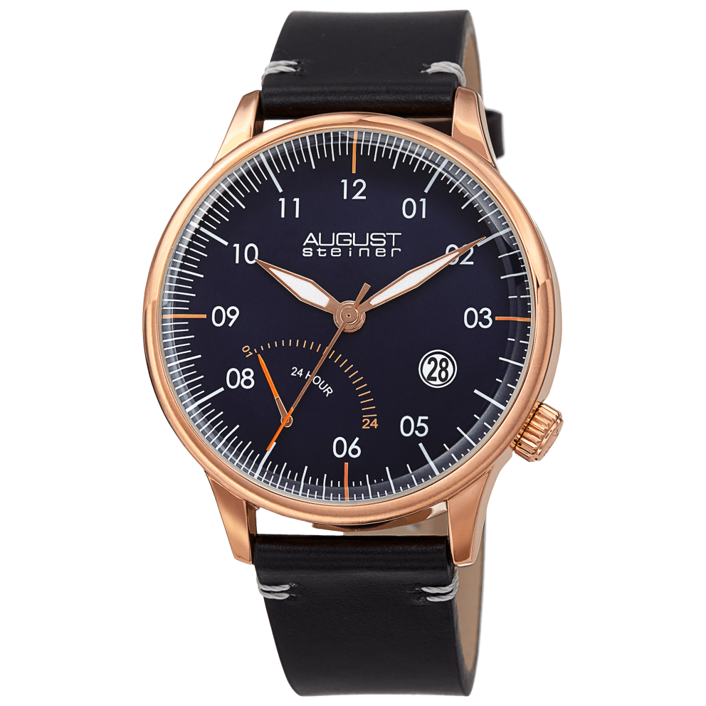 Blue & Black/Rose Gold