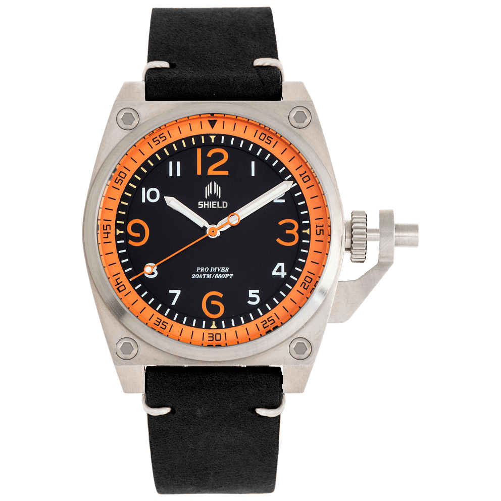 Black/Orange