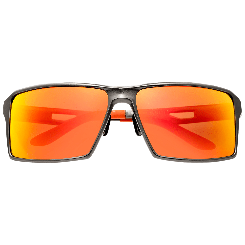 Gunmetal/Red-Yellow