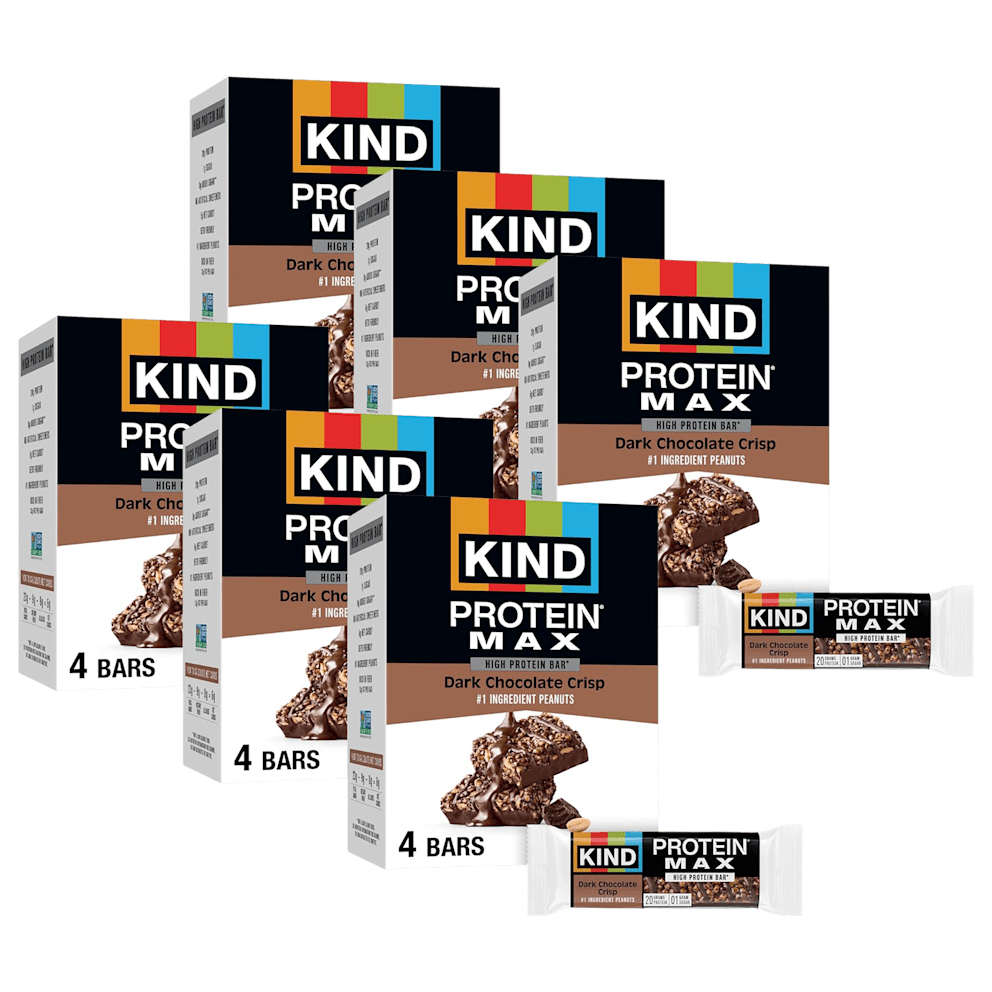 24-Pack: Dark Chocolate Crisp Protein Max Bars