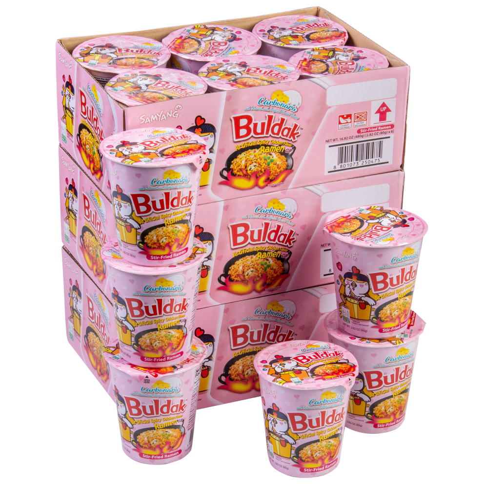 24-Pack Carbonara Spicy Chicken Cup