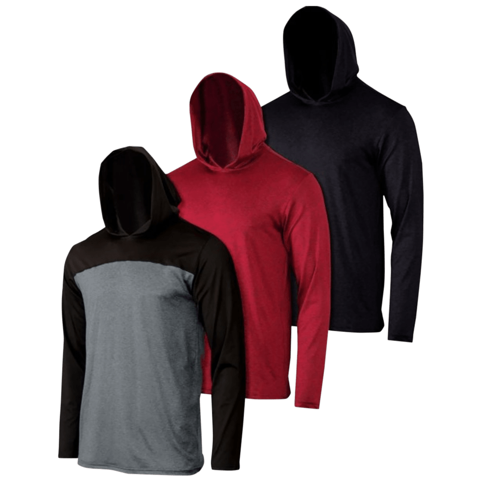 Set 2: Marled Grey/Black, Marled Red, Marled Black