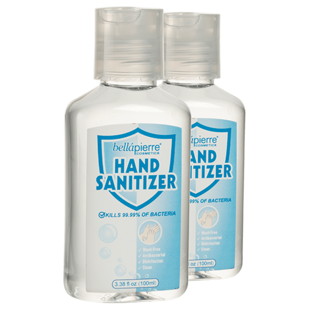 Includes Two 3.38 oz Bottles of Sanitizer