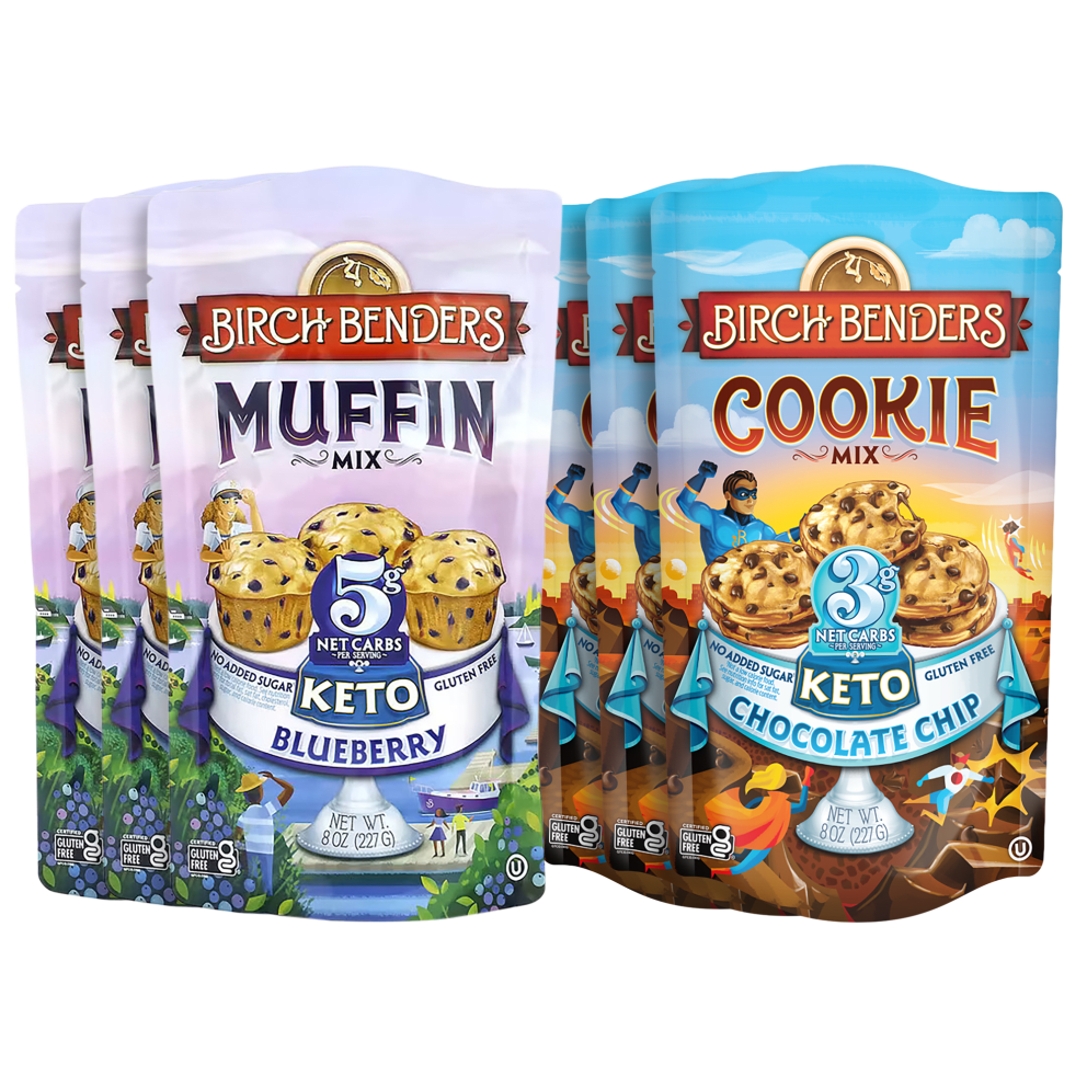 3x Blueberry Muffin & 3x Chocolate Chip Cookie Mix