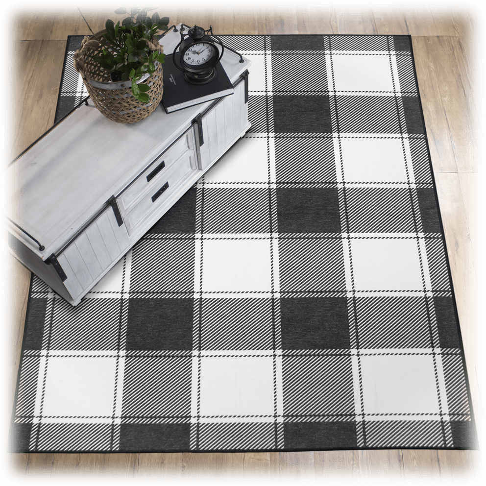 Buffalo Plaid Black And White