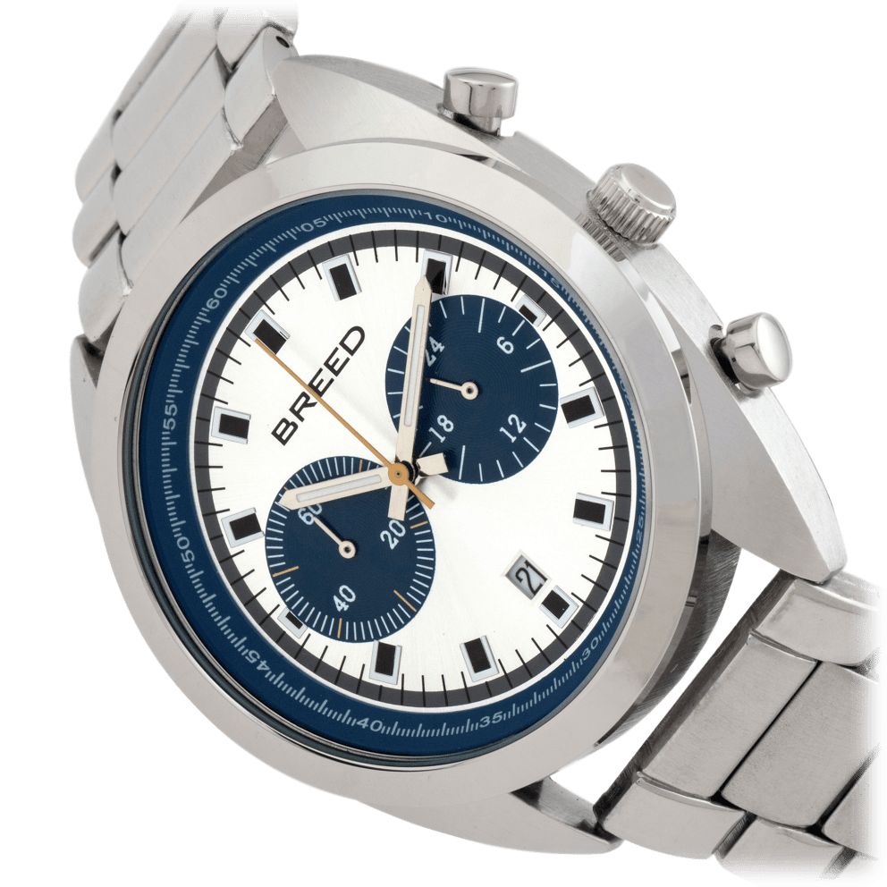 Silver/Blue