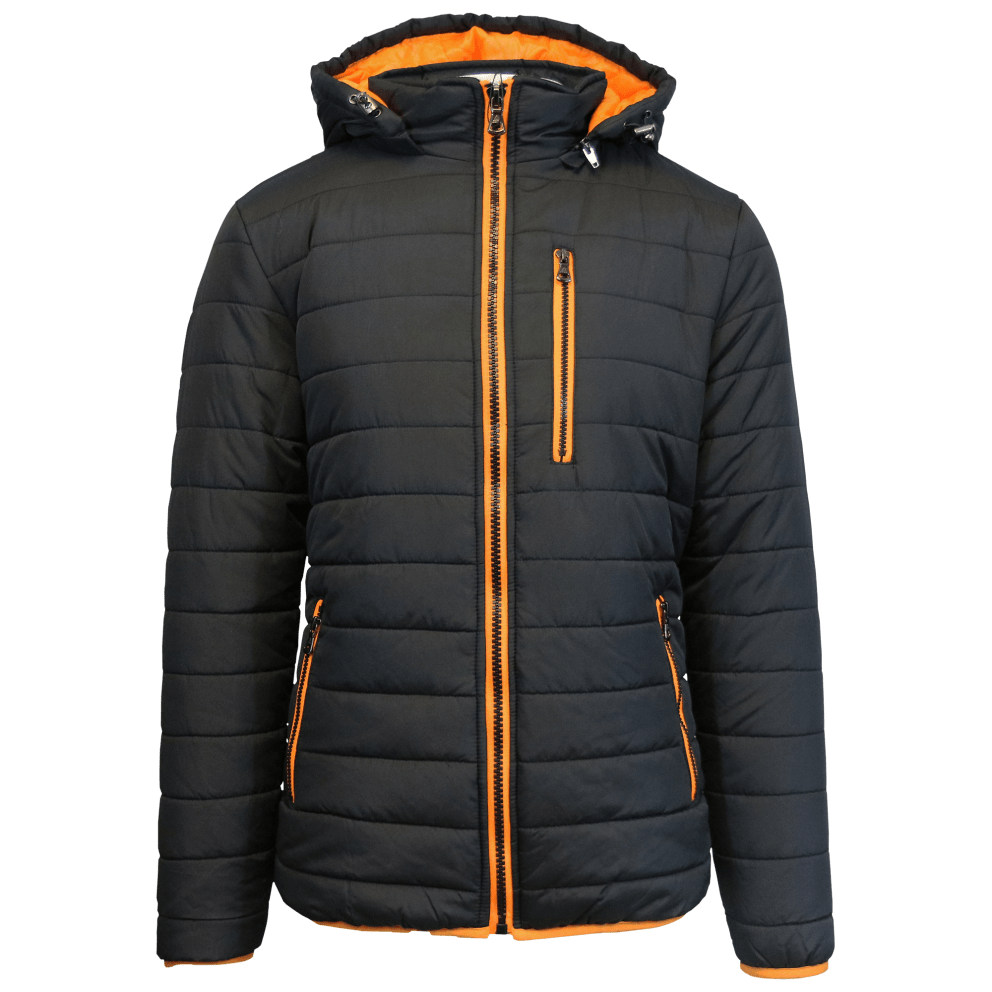 Black/Orange