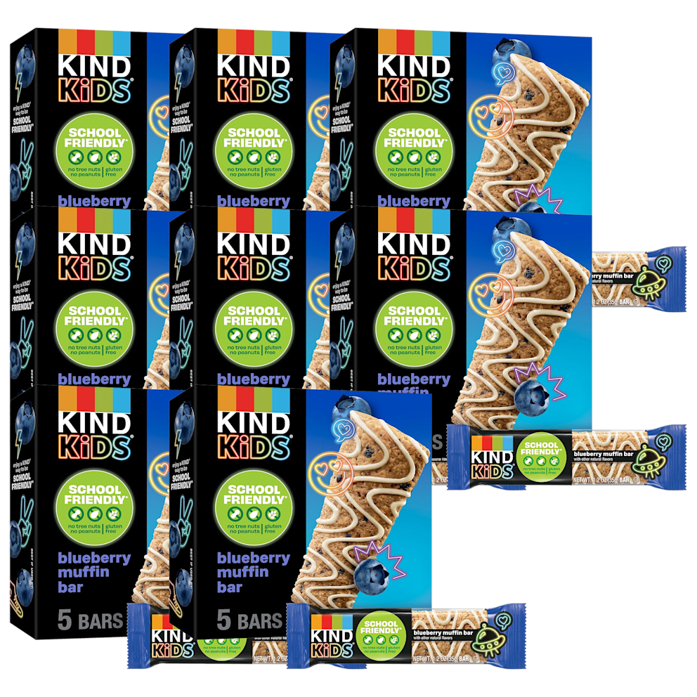 40-Pack: Kids Blueberry Muffin Bar