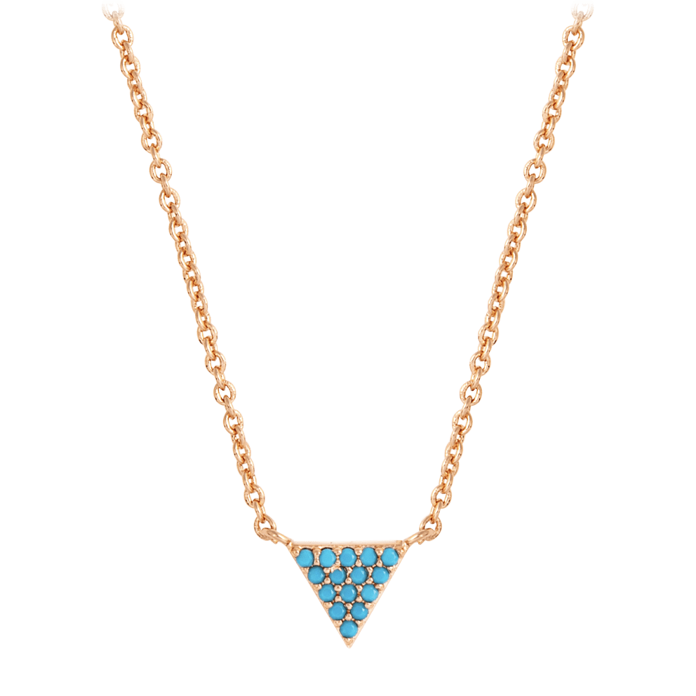 Rose Gold Turquoise Stone