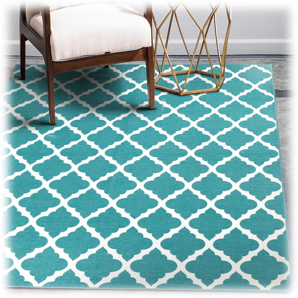 Moroccan Trellis Teal