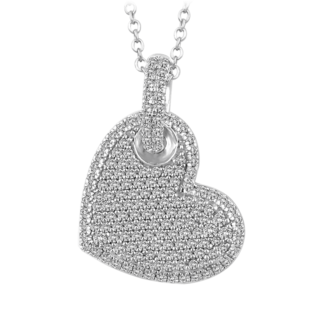 18K White Gold